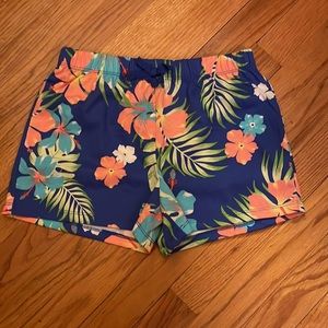 Children Place tropical floral graphic design pull on shorts. Size XL (14)